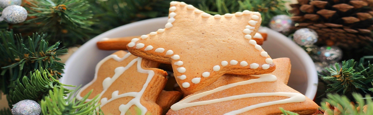 Jengibre: Casas, Panes y Galletas para Navidad