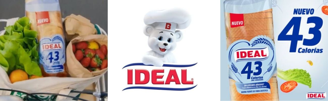 Ideal lanza innovadora propuesta de pan blanco con solo 43 calorías por rebanada