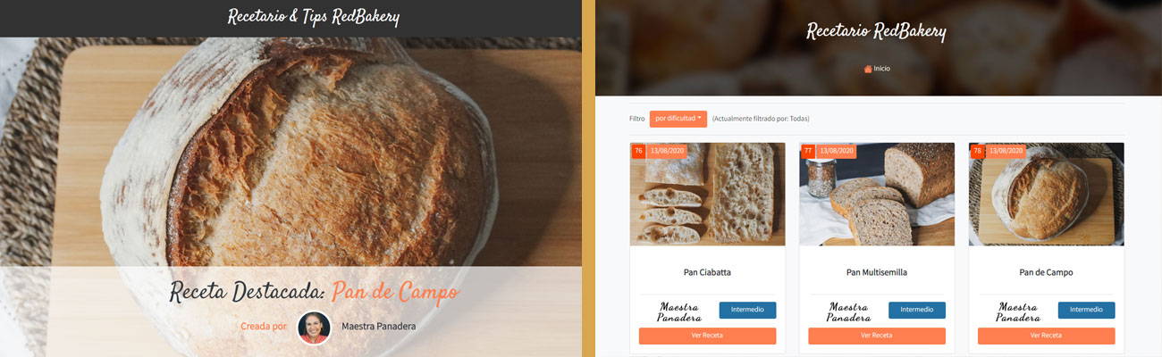 ¡Nuevo Recetario RedBakery!
