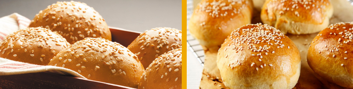 Pan de pesto para hamburguesas