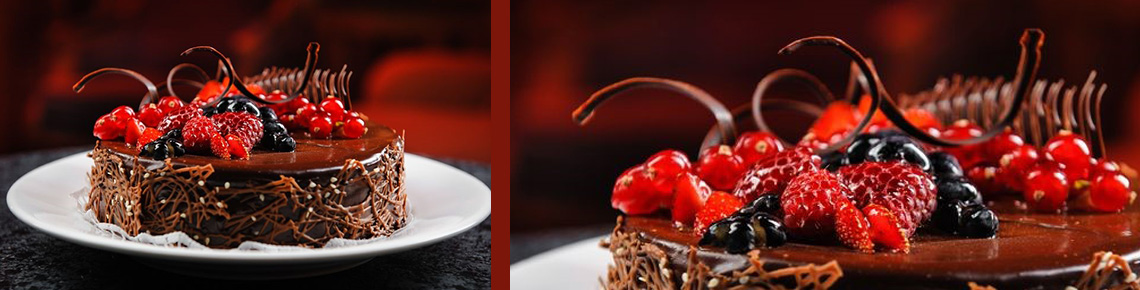 Torta de frambuesa chocolate