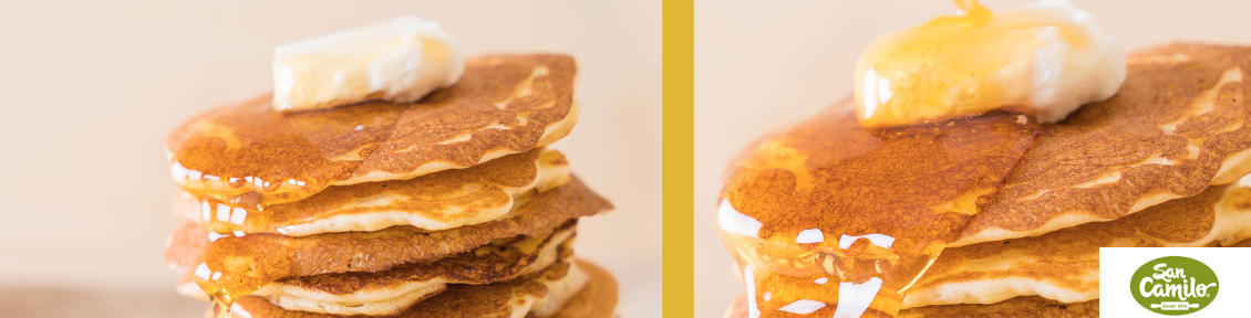 Panqueques Americanos con Miel
