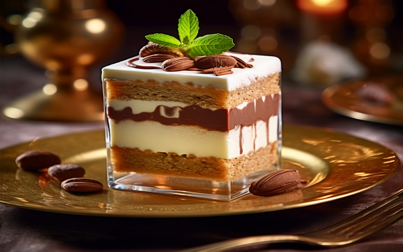 Pasteles en vitrinas de Terciopelo: Repostería como Alta Joyería