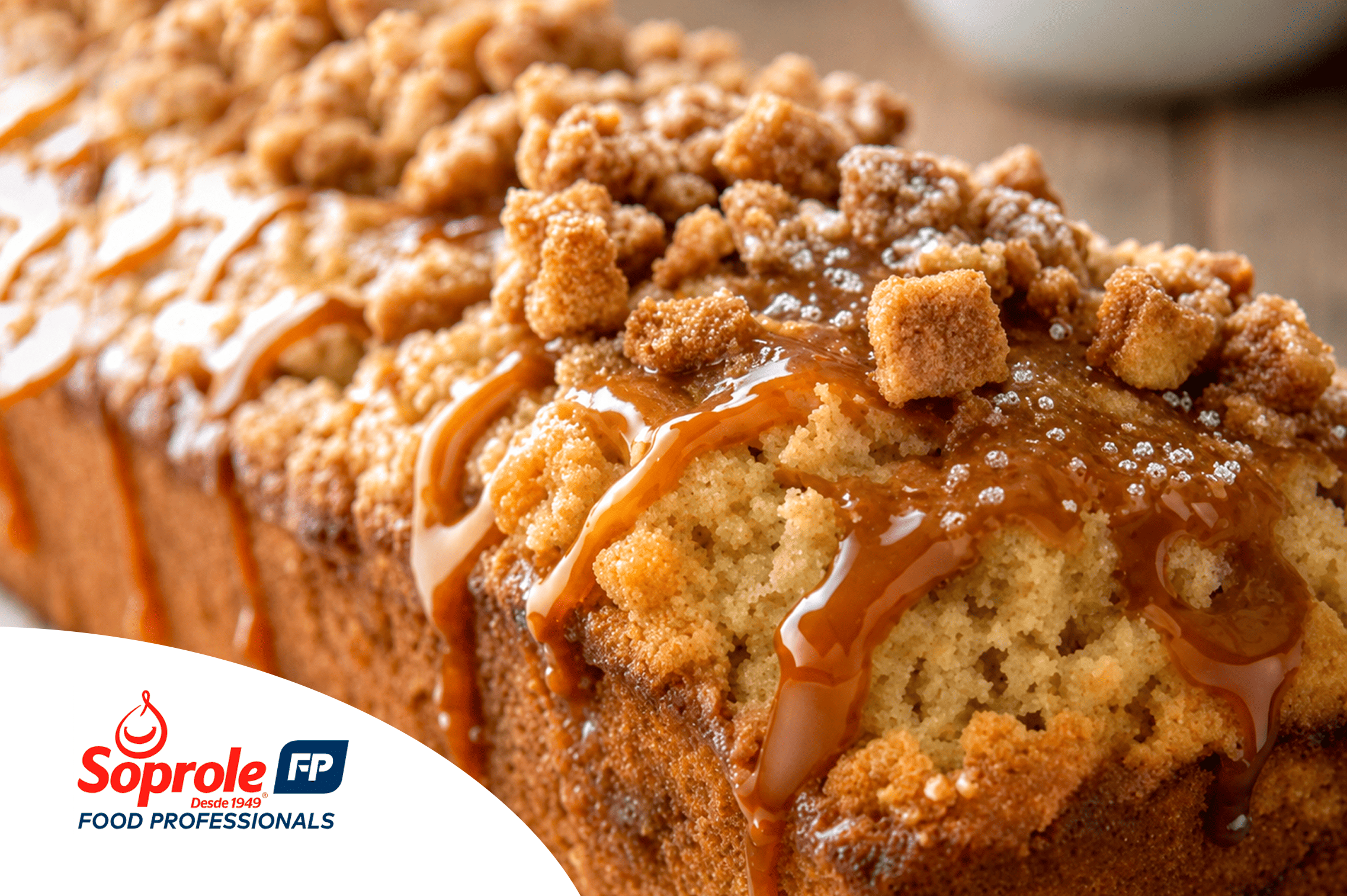 Banana Cake con crumble de nuez- Live @SoproleFP